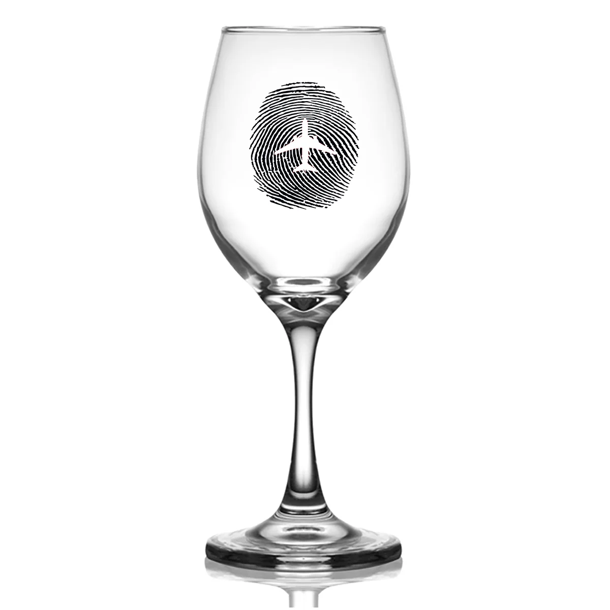 Aviation Finger Print Designed Wine Glasses - Image 2