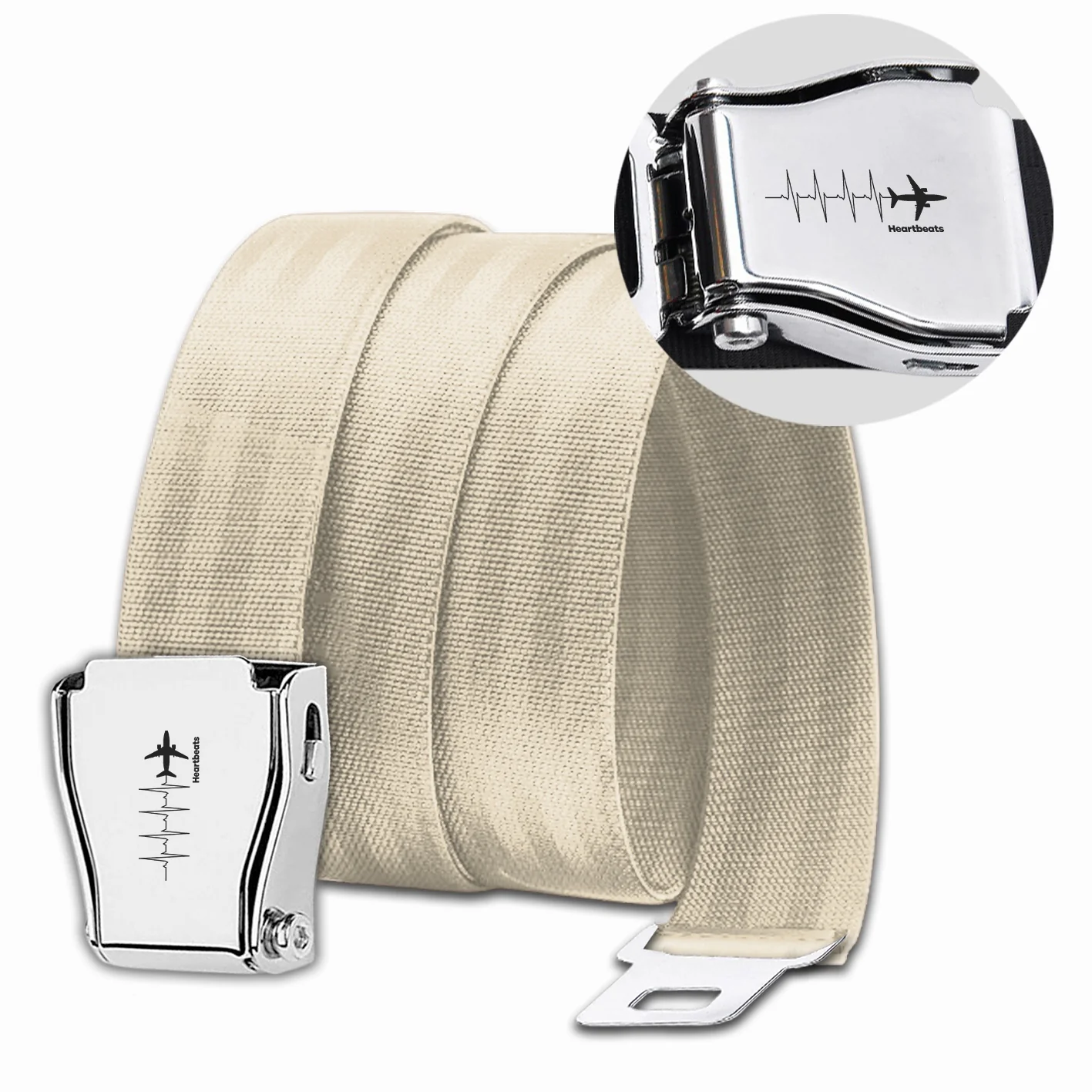 Aviation Heartbeats Designed Fashion Airplane Seat Belts - Image 8