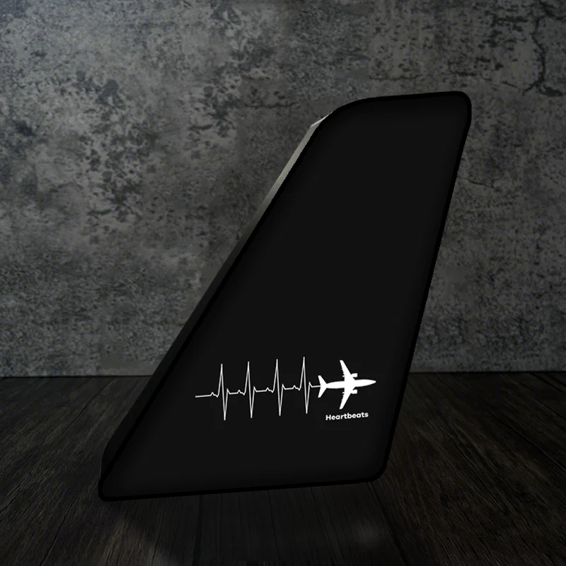 Aviation Heartbeats Designed Led Aircraft Tail & 3D Lamp