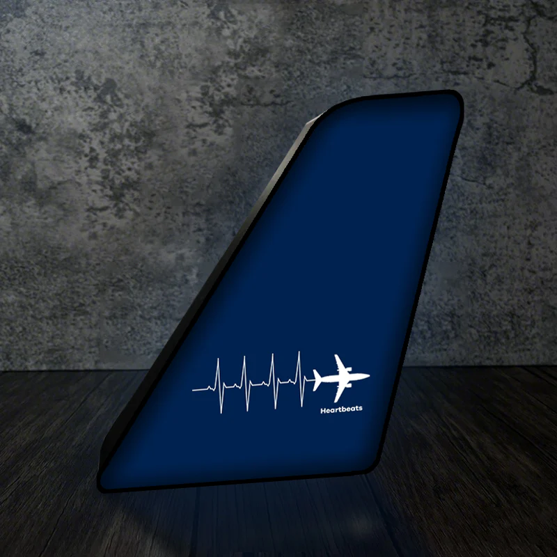 Aviation Heartbeats Designed Led Aircraft Tail & 3D Lamp - Image 8