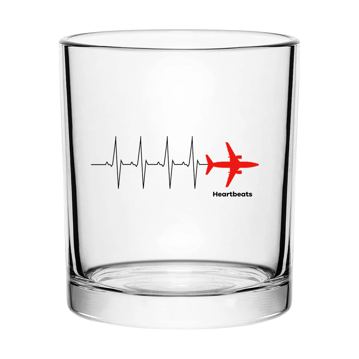 Aviation Heartbeats Designed Special Whiskey Glasses - Image 2