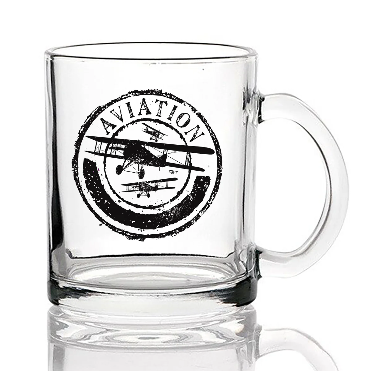 Aviation Lovers Designed Coffee & Tea Glasses - Image 2