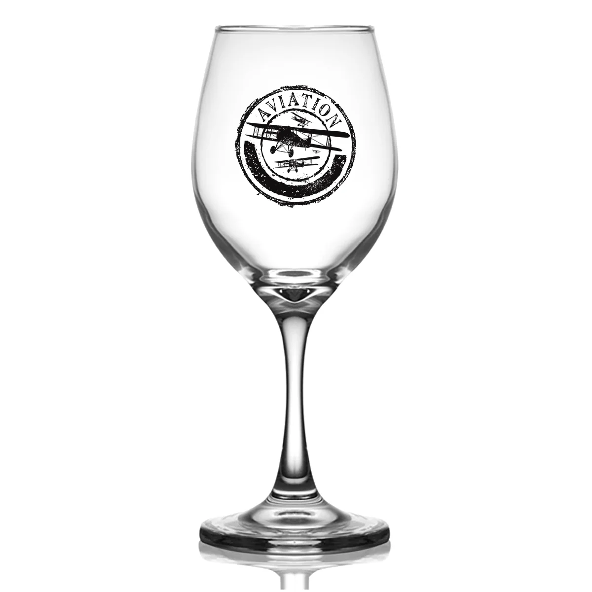 Aviation Lovers Designed Wine Glasses - Image 2