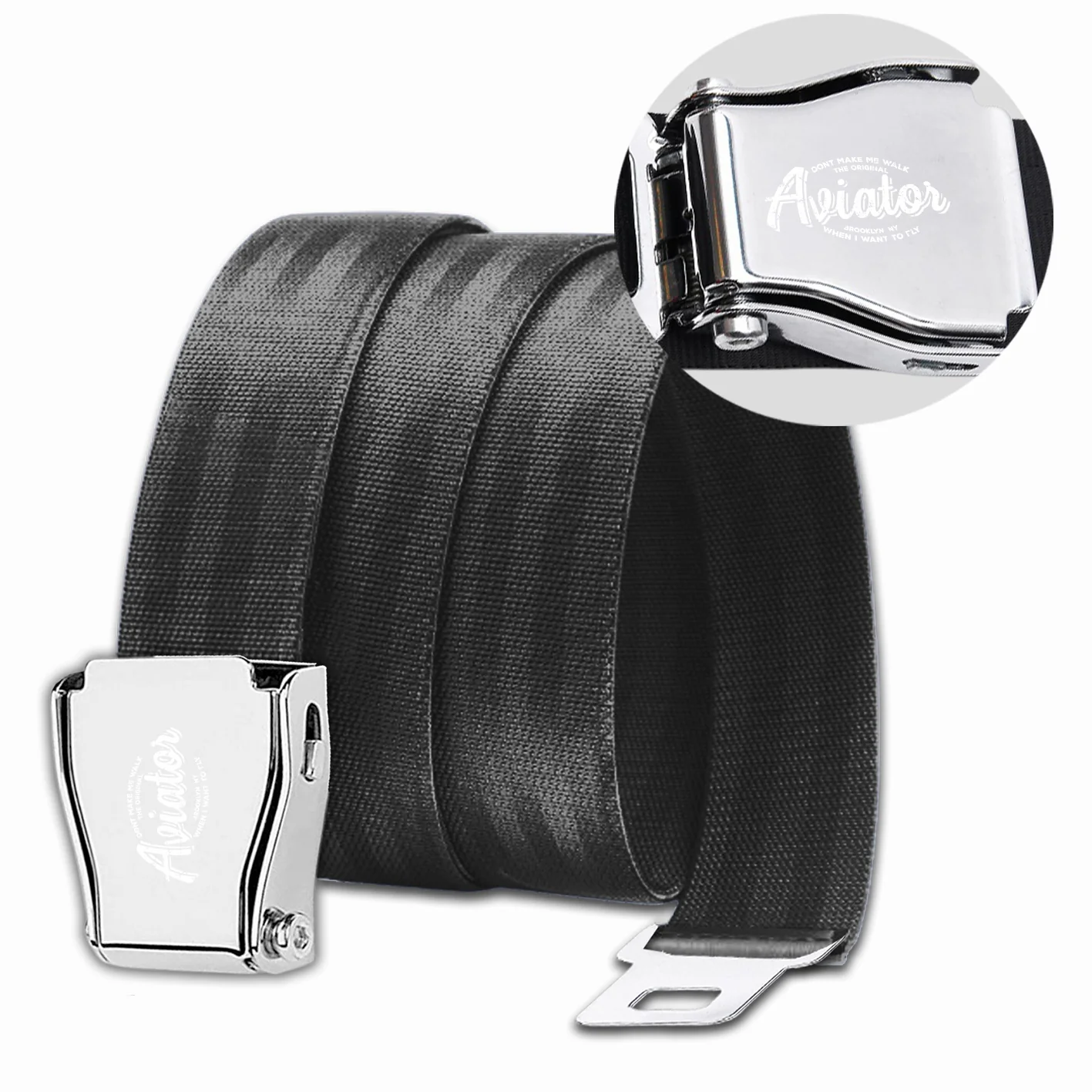 Aviator - Dont Make Me Walk Designed Fashion Airplane Seat Belts - Image 5