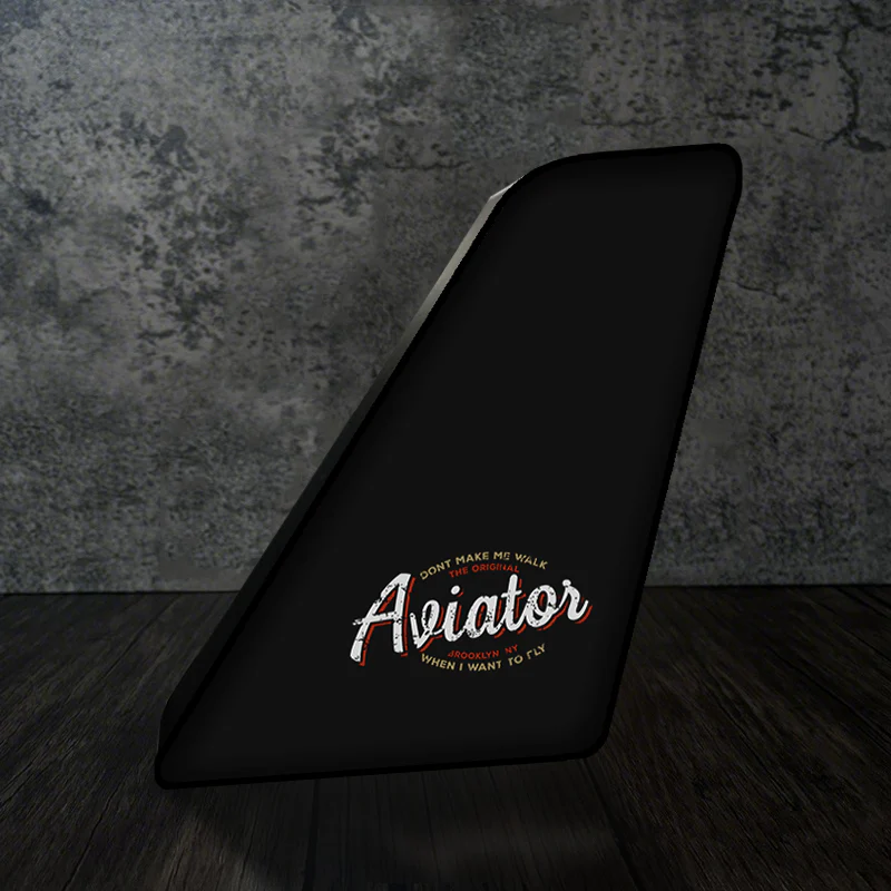 Aviator - Dont Make Me Walk Designed Led Aircraft Tail & 3D Lamp