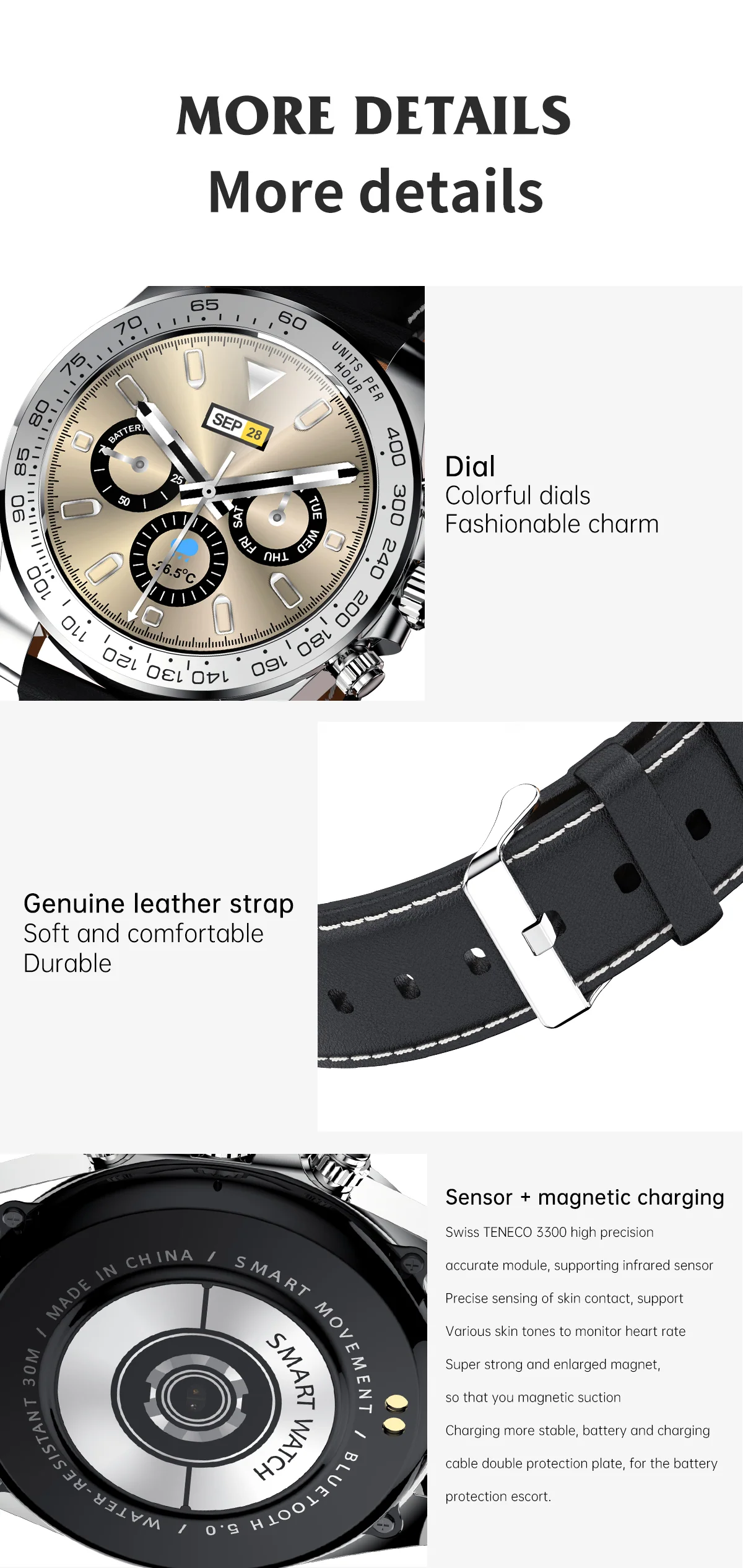 AW13 Pro Stainless Steel Smart Watch: Bluetooth Calling, Heart Rate Monitor & Fitness Bracelet Functionality - Image 13