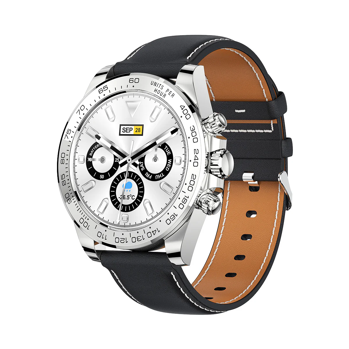 AW13 Pro Stainless Steel Smart Watch: Bluetooth Calling, Heart Rate Monitor & Fitness Bracelet Functionality - Image 2