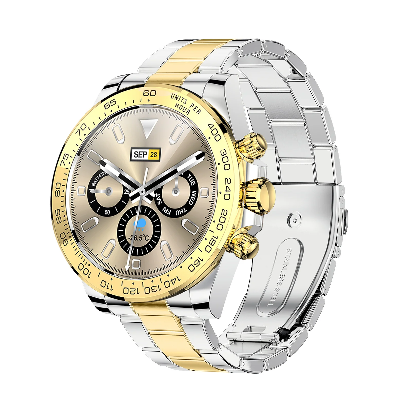 AW13 Pro Stainless Steel Smart Watch: Bluetooth Calling, Heart Rate Monitor & Fitness Bracelet Functionality - Image 6