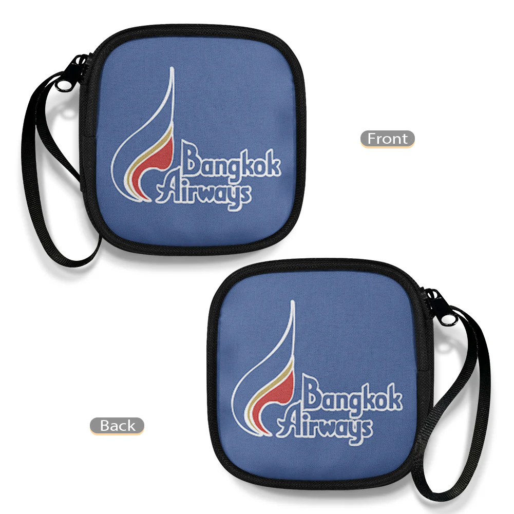 Bangkok Airways Airlines Designed Portable Headphone Bag - Image 4