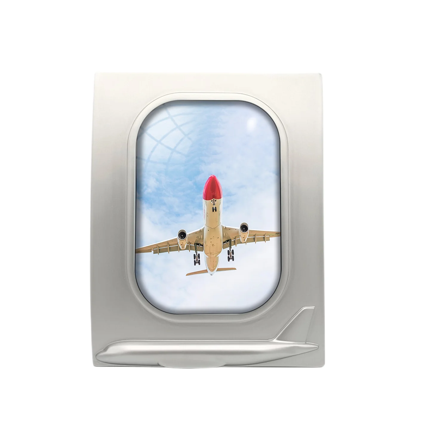Beautiful Airbus A330 on Approach copy Designed Airplane Window Photo Frame - Image 2