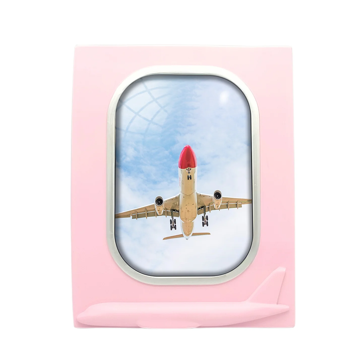 Beautiful Airbus A330 on Approach copy Designed Airplane Window Photo Frame - Image 3