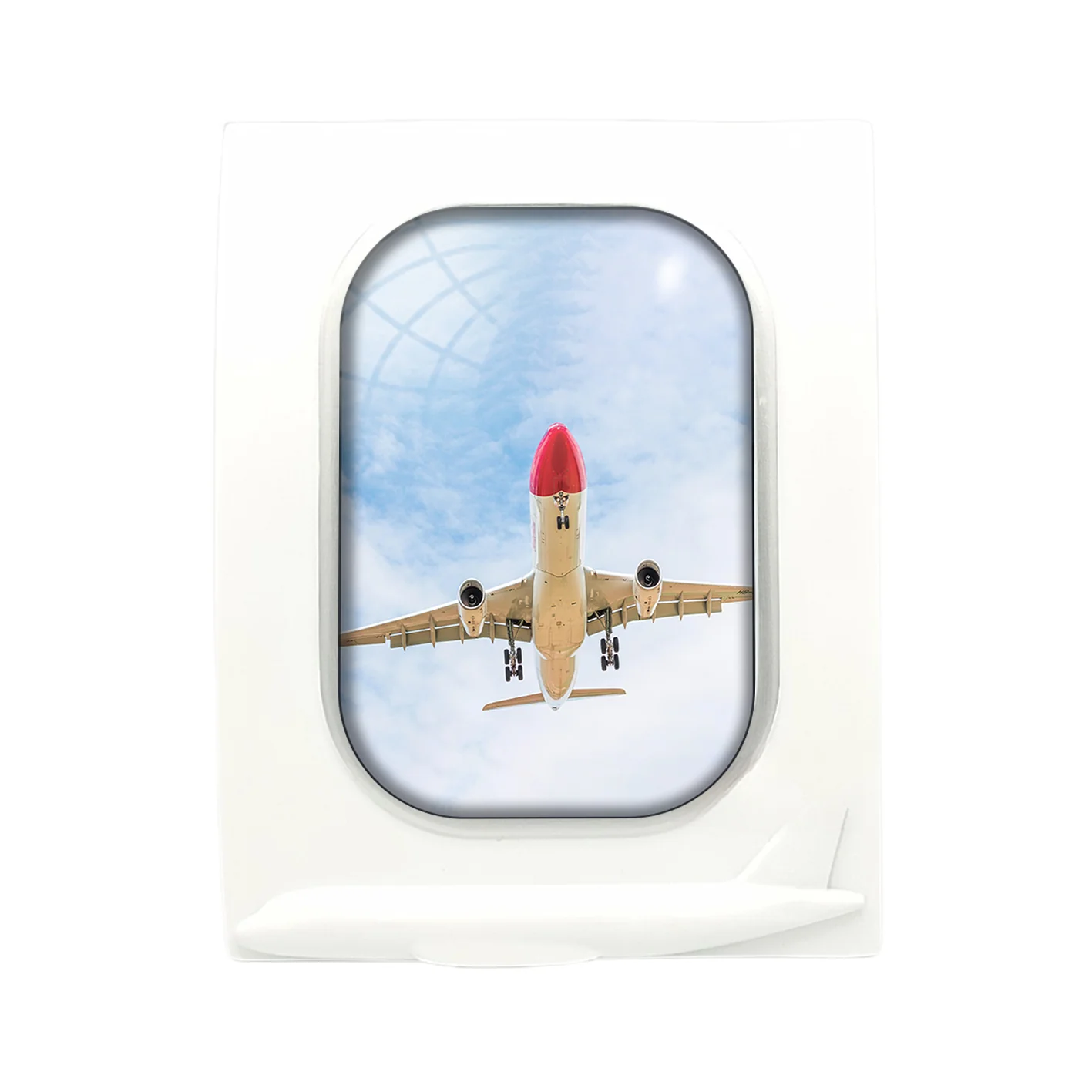 Beautiful Airbus A330 on Approach copy Designed Airplane Window Photo Frame - Image 4