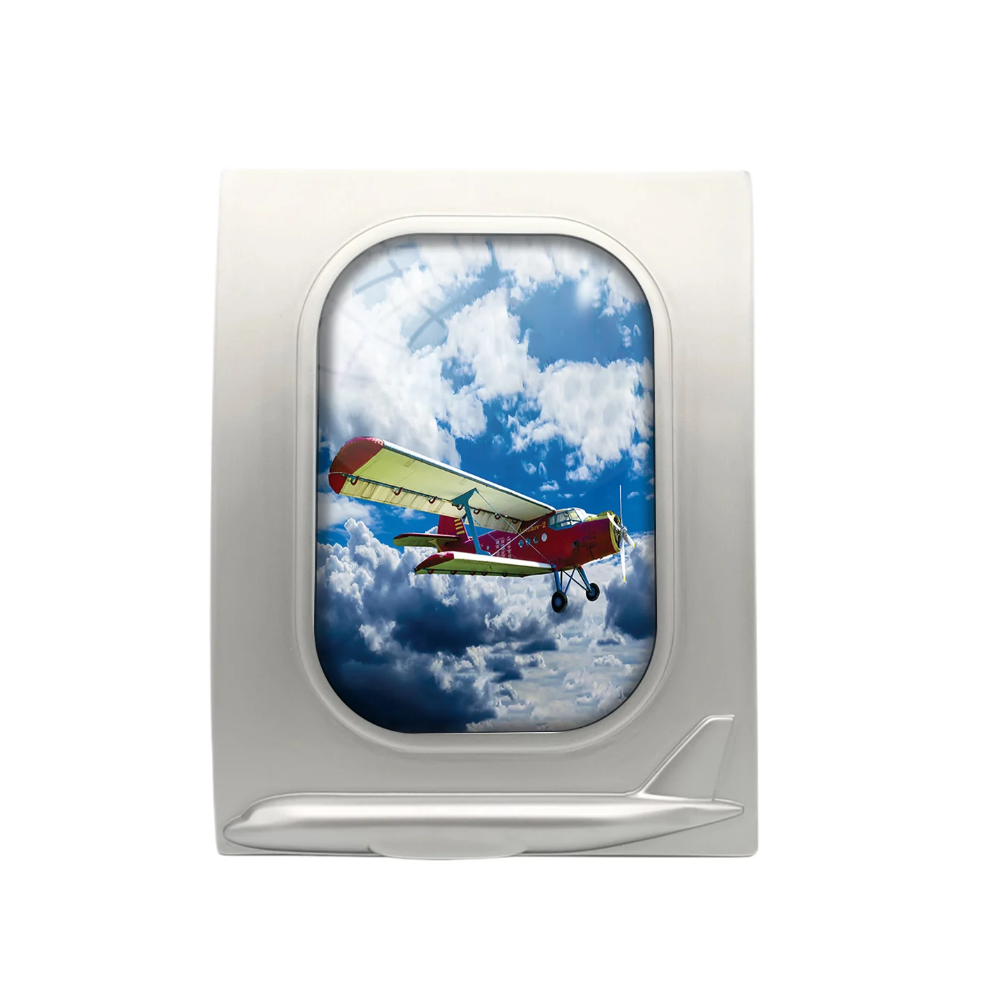 Beautiful Clouds & Antonov-2 Designed Airplane Window Photo Frame - Image 2