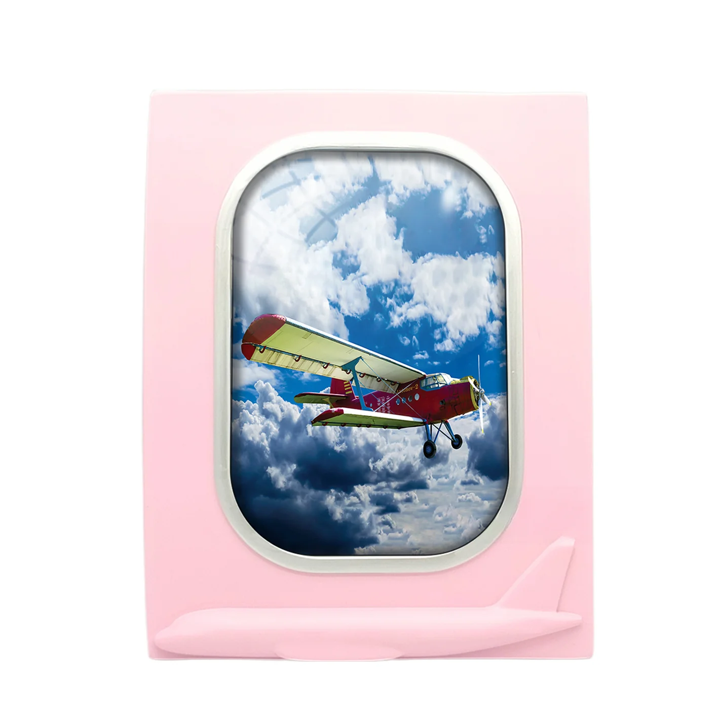 Beautiful Clouds & Antonov-2 Designed Airplane Window Photo Frame - Image 3