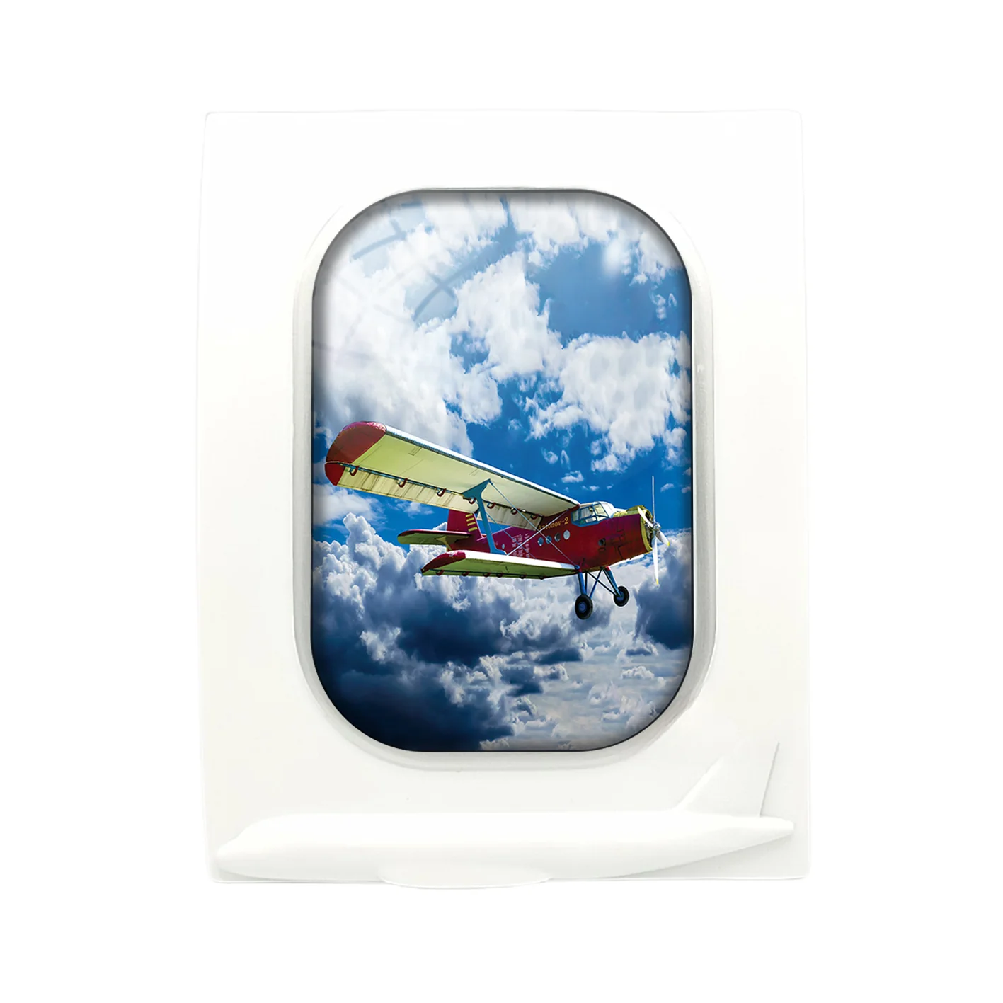 Beautiful Clouds & Antonov-2 Designed Airplane Window Photo Frame - Image 4