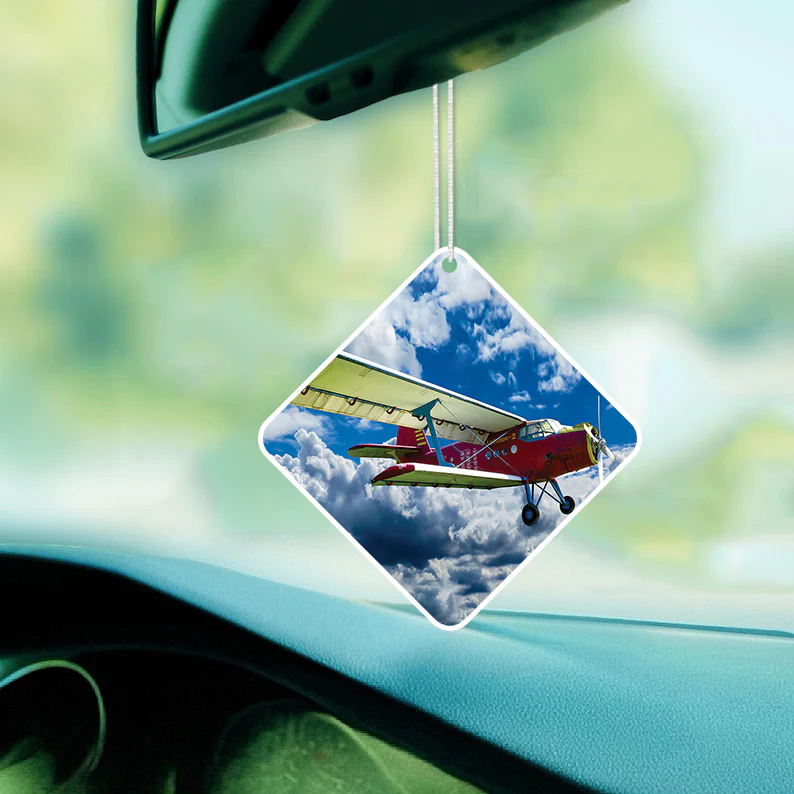 Beautiful Clouds & Antonov-2 Designed Car Air Fresheners
