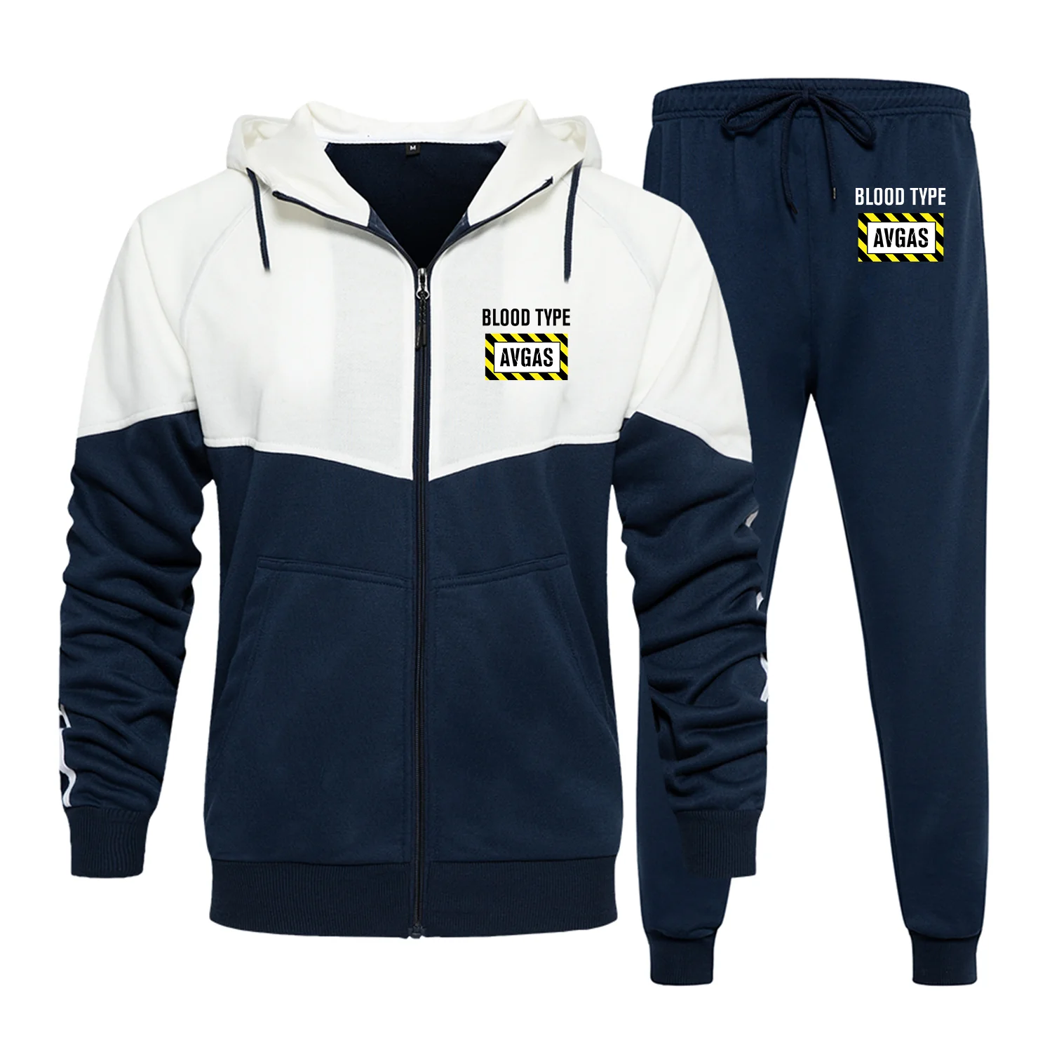 Blood Type AVGAS Designed Colourful Z. Hoodies & Sweatpants - Image 4