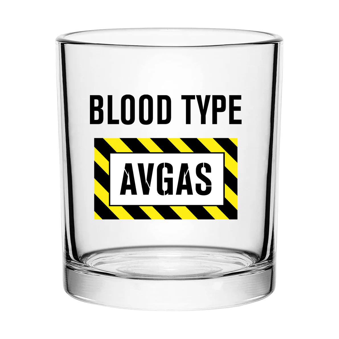 Blood Type AVGAS Designed Special Whiskey Glasses - Image 2