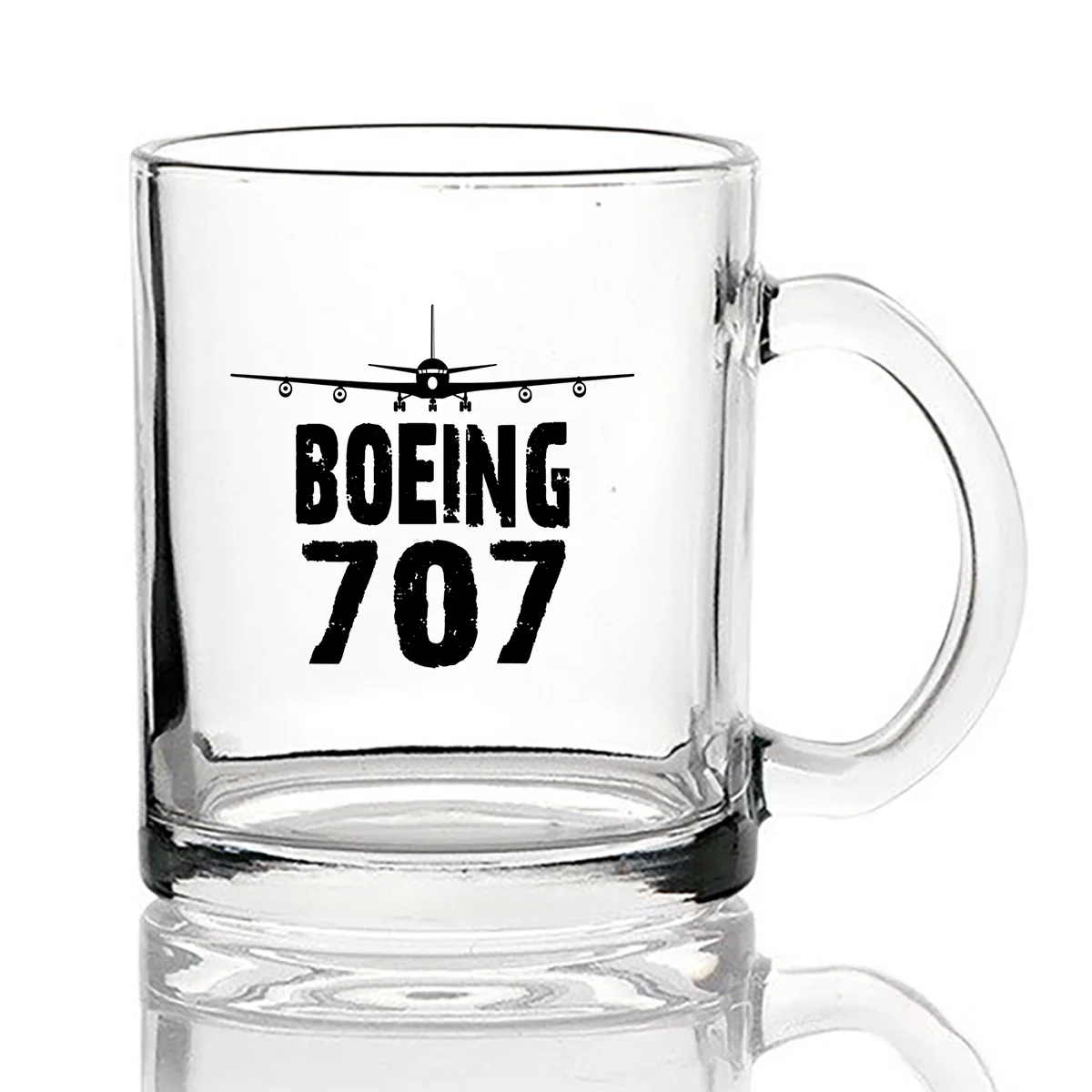 Boeing 707 & Plane Designed Coffee & Tea Glasses - Image 2