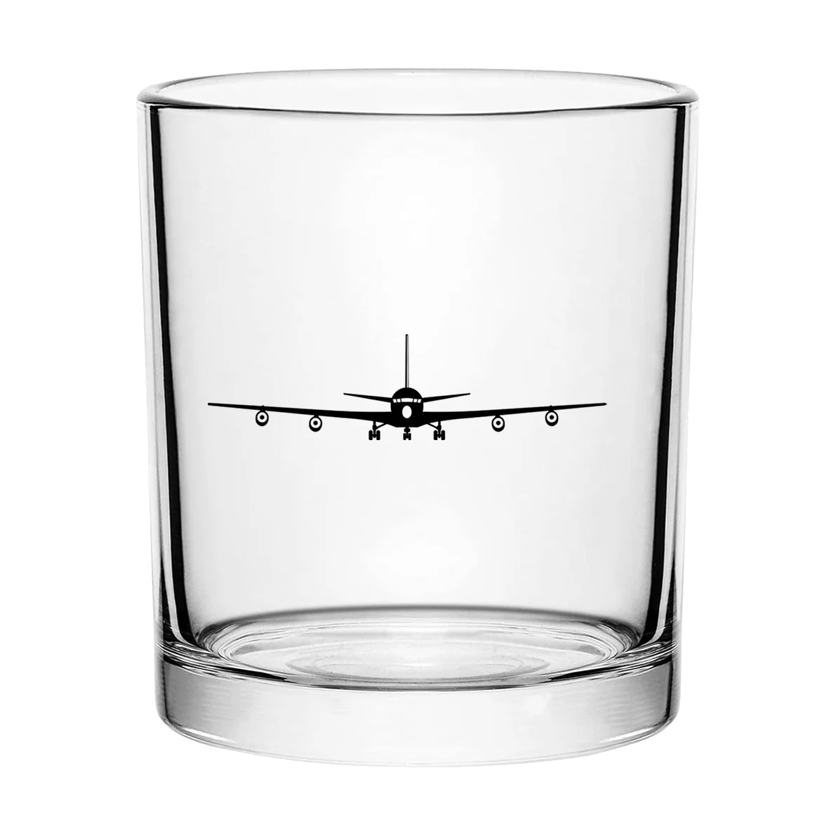 Boeing 707 Silhouette Designed Special Whiskey Glasses - Image 2