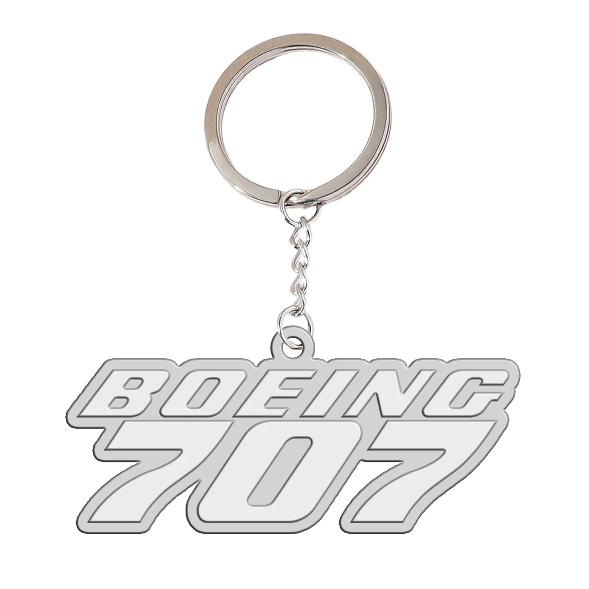 Boeing 707 & Text Designed Hollow Key Chains - Image 2