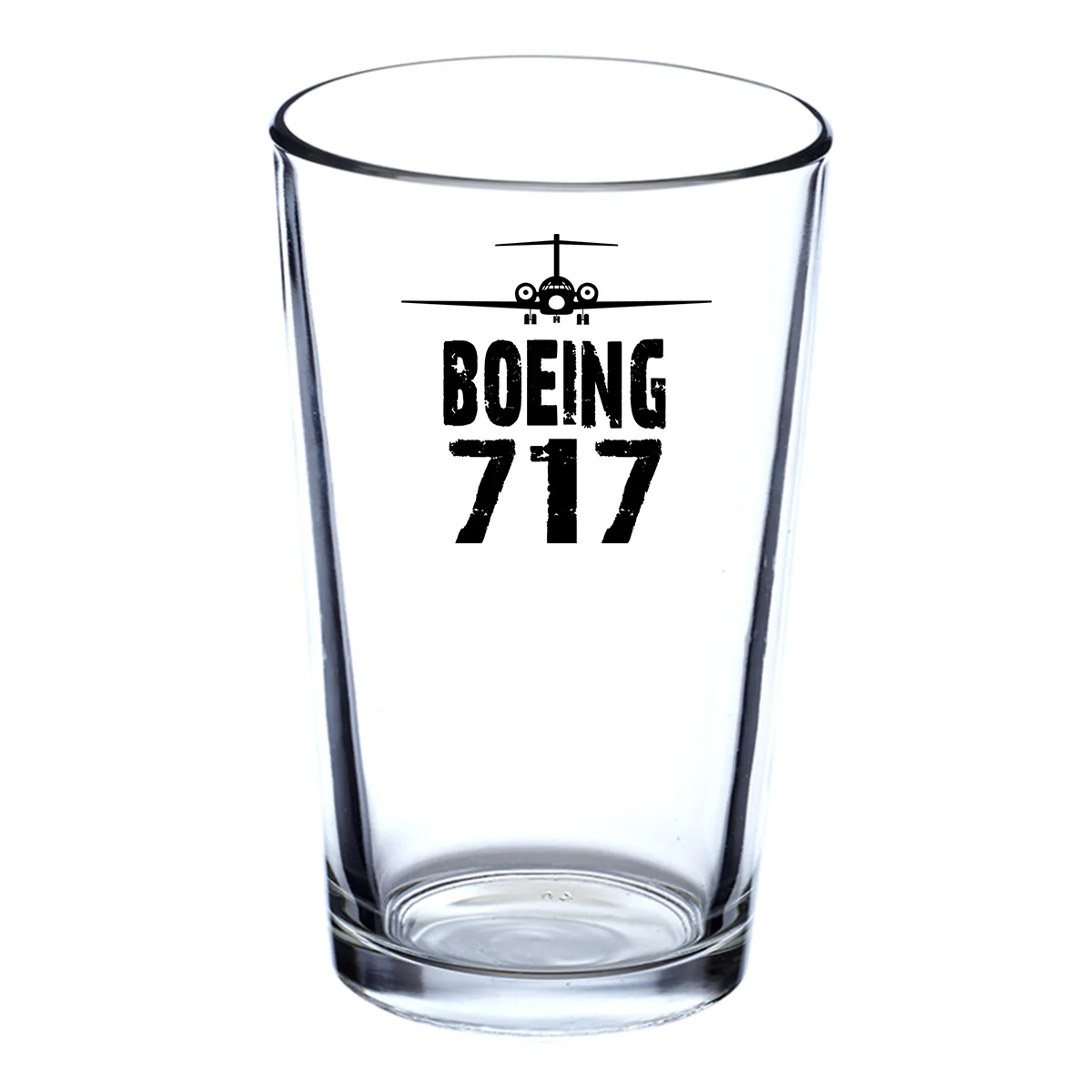 Boeing 717 & Plane Designed Beer & Water Glasses - Image 2