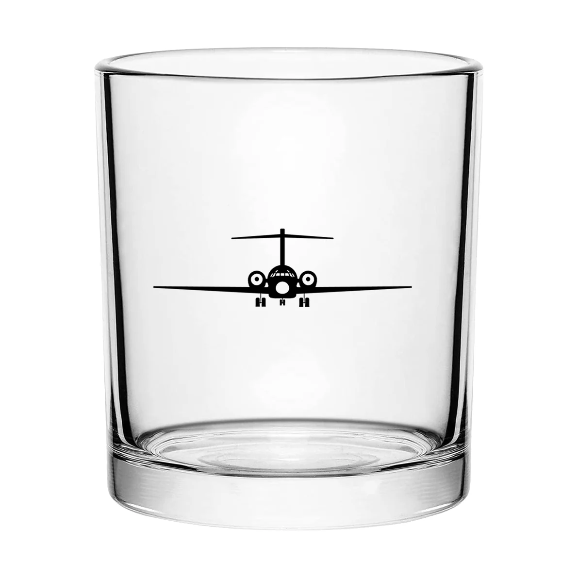 Boeing 717 Silhouette Designed Special Whiskey Glasses - Image 2