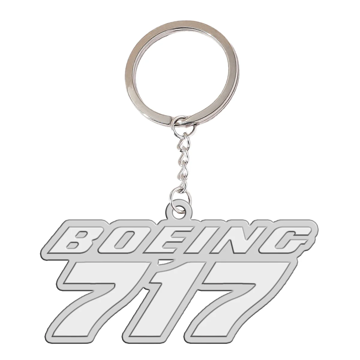 Boeing 717 & Text Designed Hollow Key Chains - Image 2