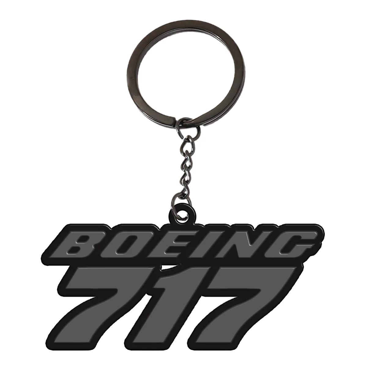 Boeing 717 & Text Designed Hollow Key Chains - Image 4