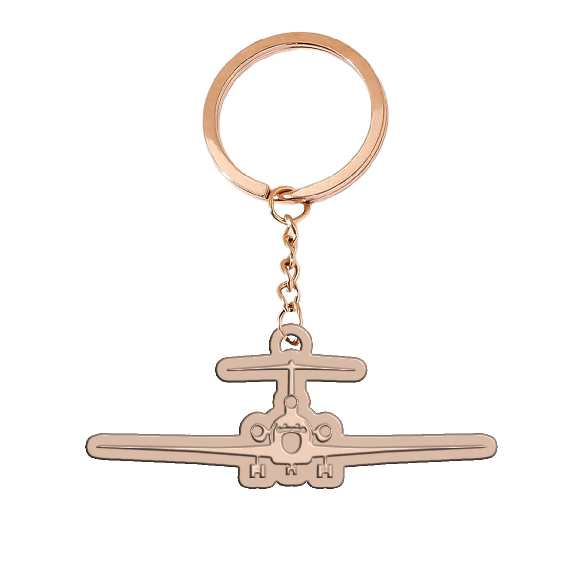 Boeing 727 Silhouette Designed Hollow Key Chains - Image 3
