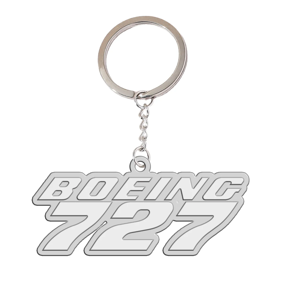 Boeing 727 & Text Designed Hollow Key Chains - Image 2