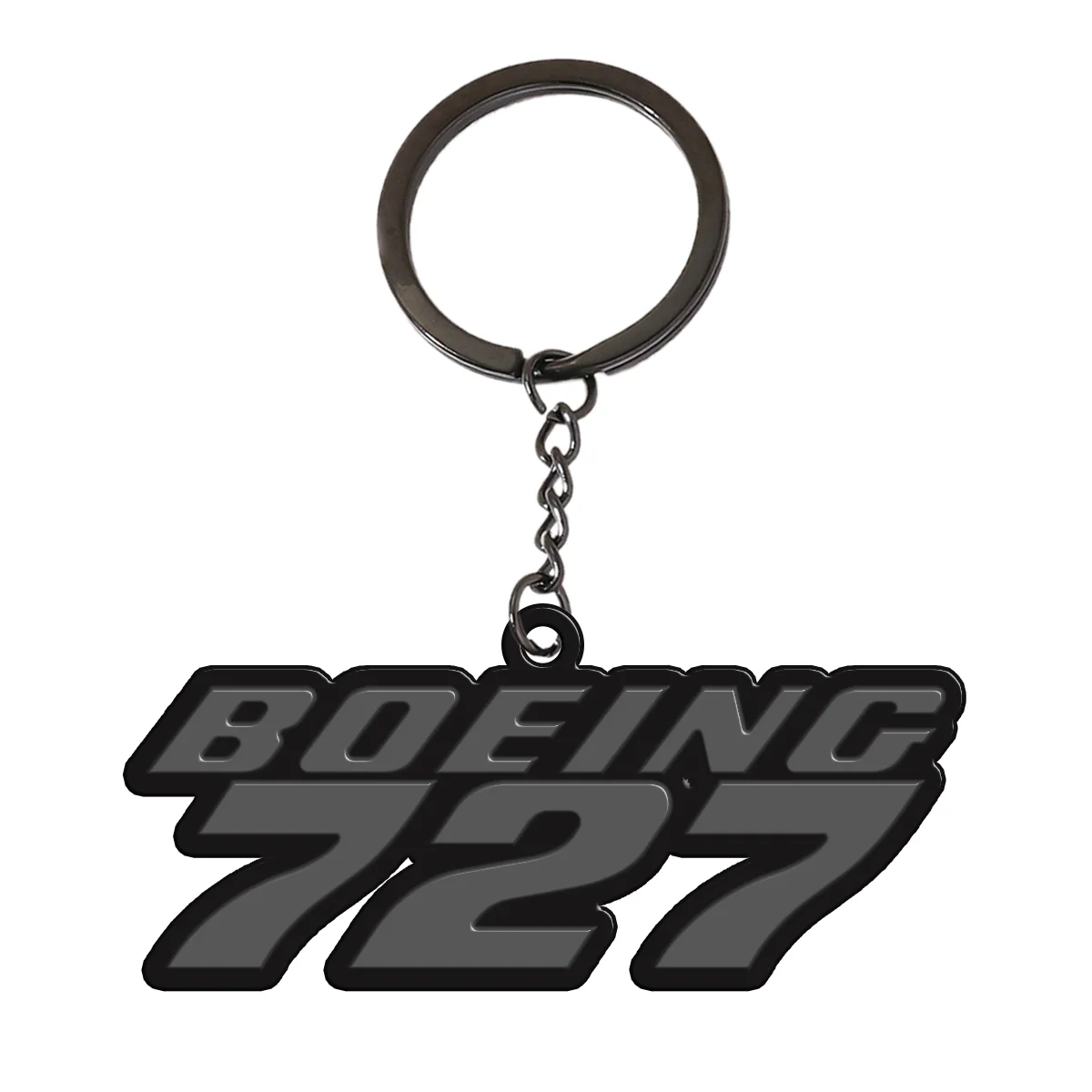 Boeing 727 & Text Designed Hollow Key Chains - Image 4