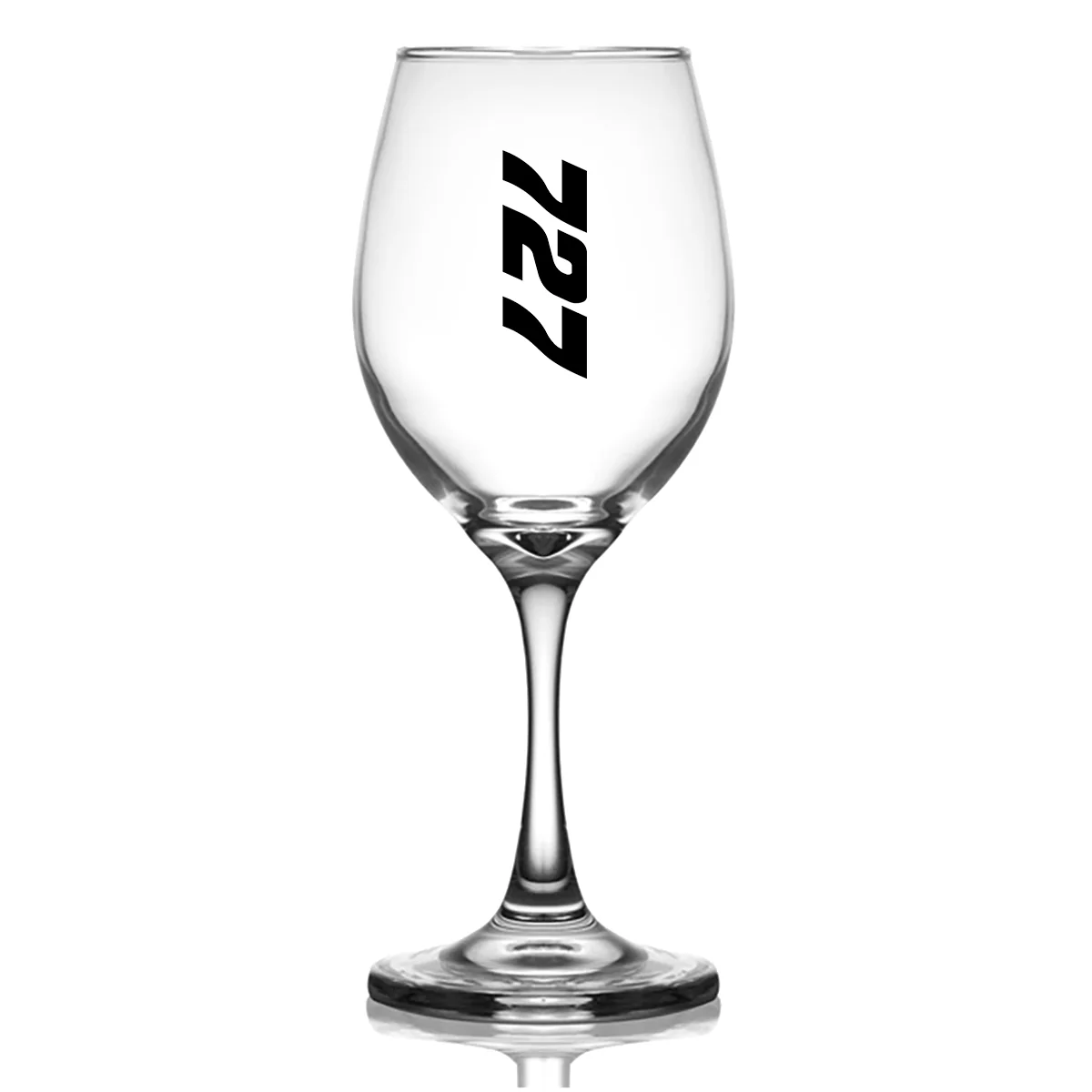 Boeing 727 Text Designed Wine Glasses - Image 2