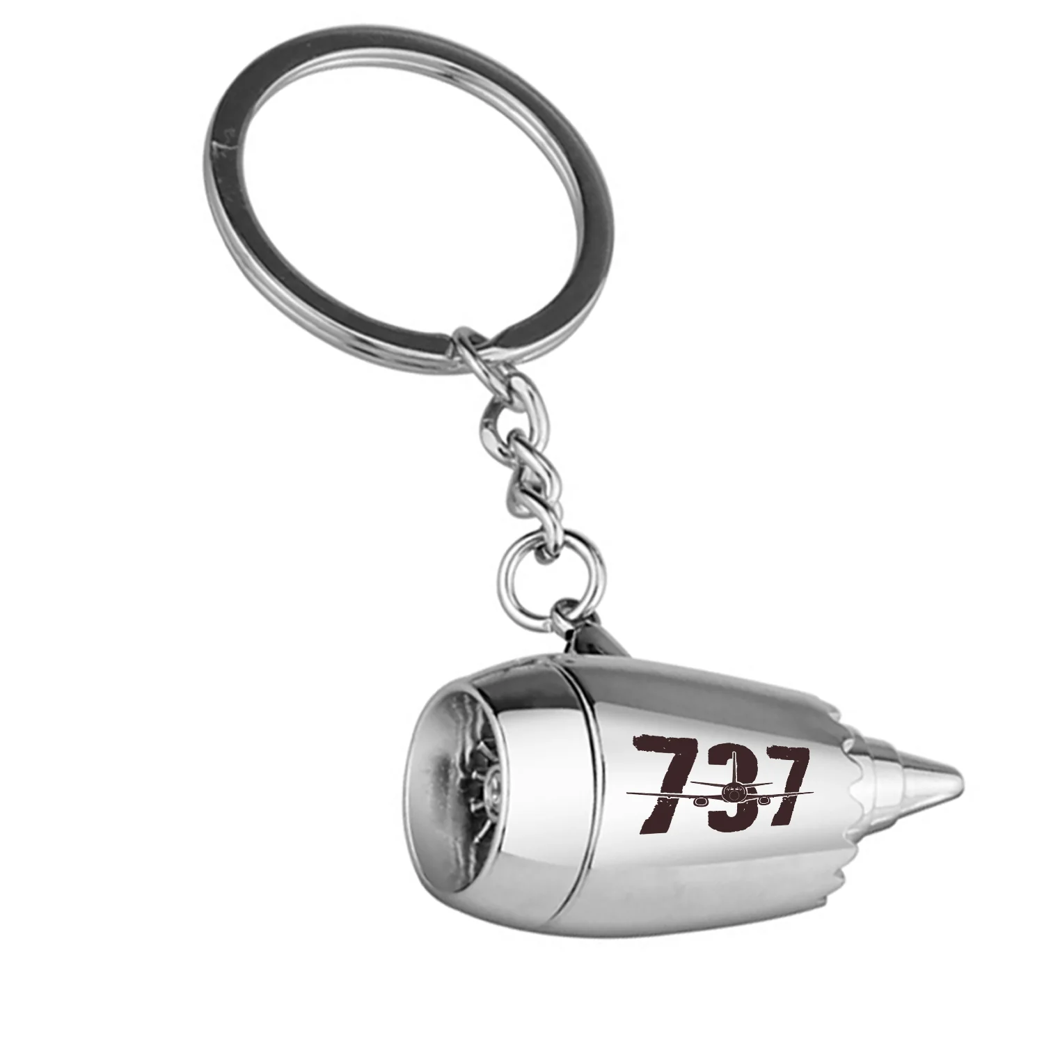 Boeing 737 Designed Jet Engine Turbine Key Chains - Image 2
