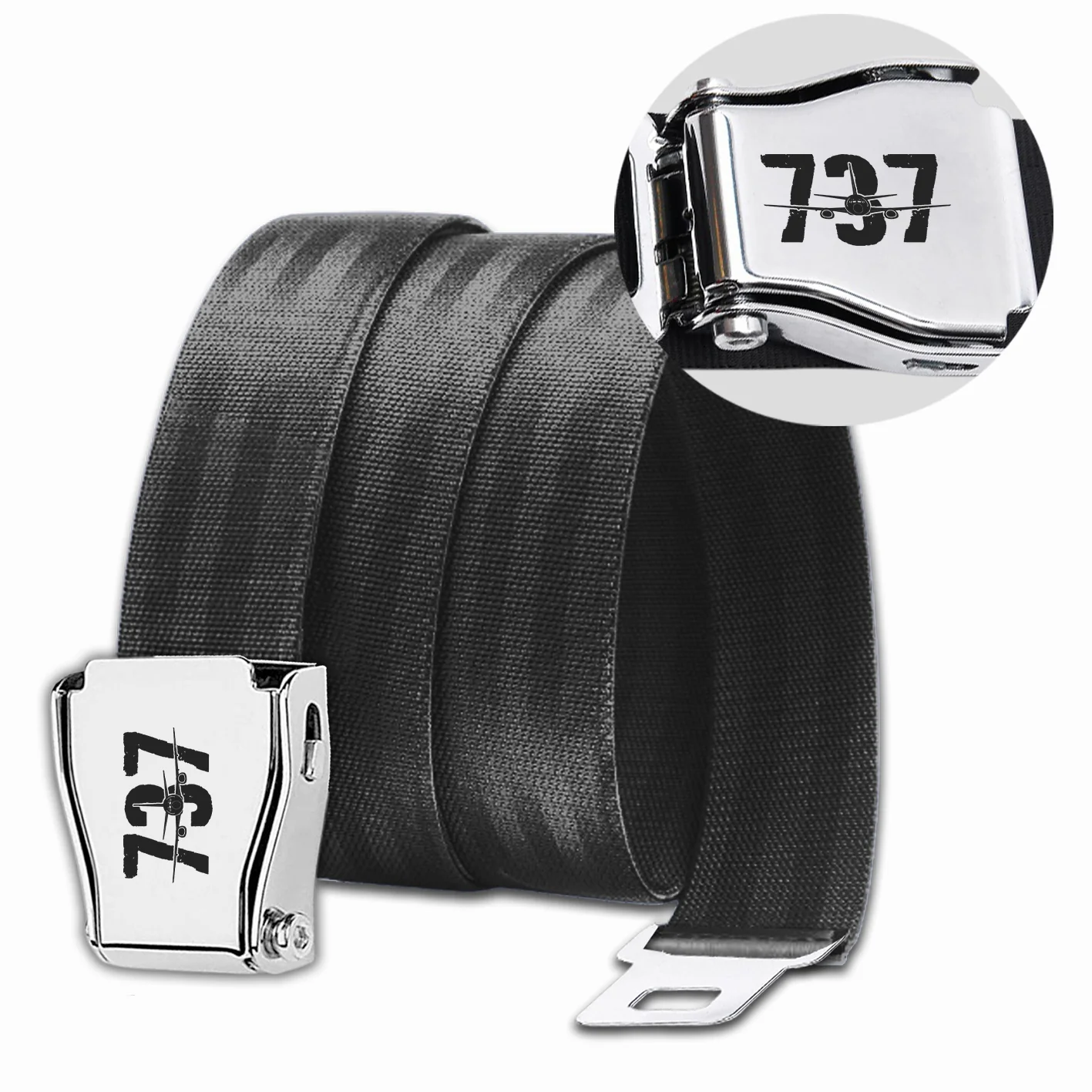 Boeing 737 Designed Designed Fashion Airplane Seat Belts - Image 4