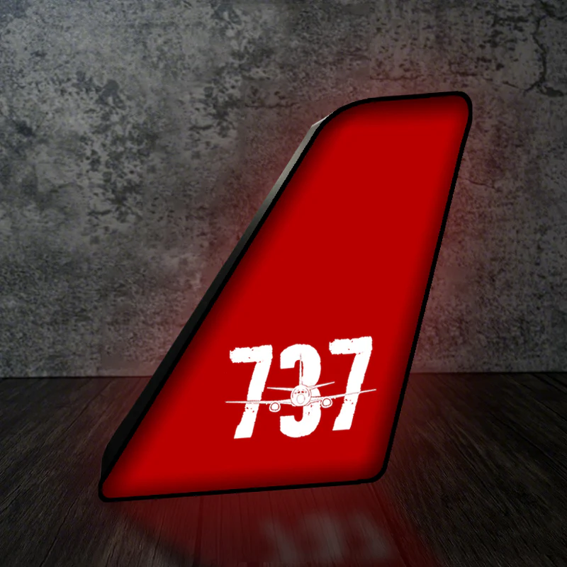 Boeing 737 Designed Designed Led Aircraft Tail & 3D Lamp - Image 4