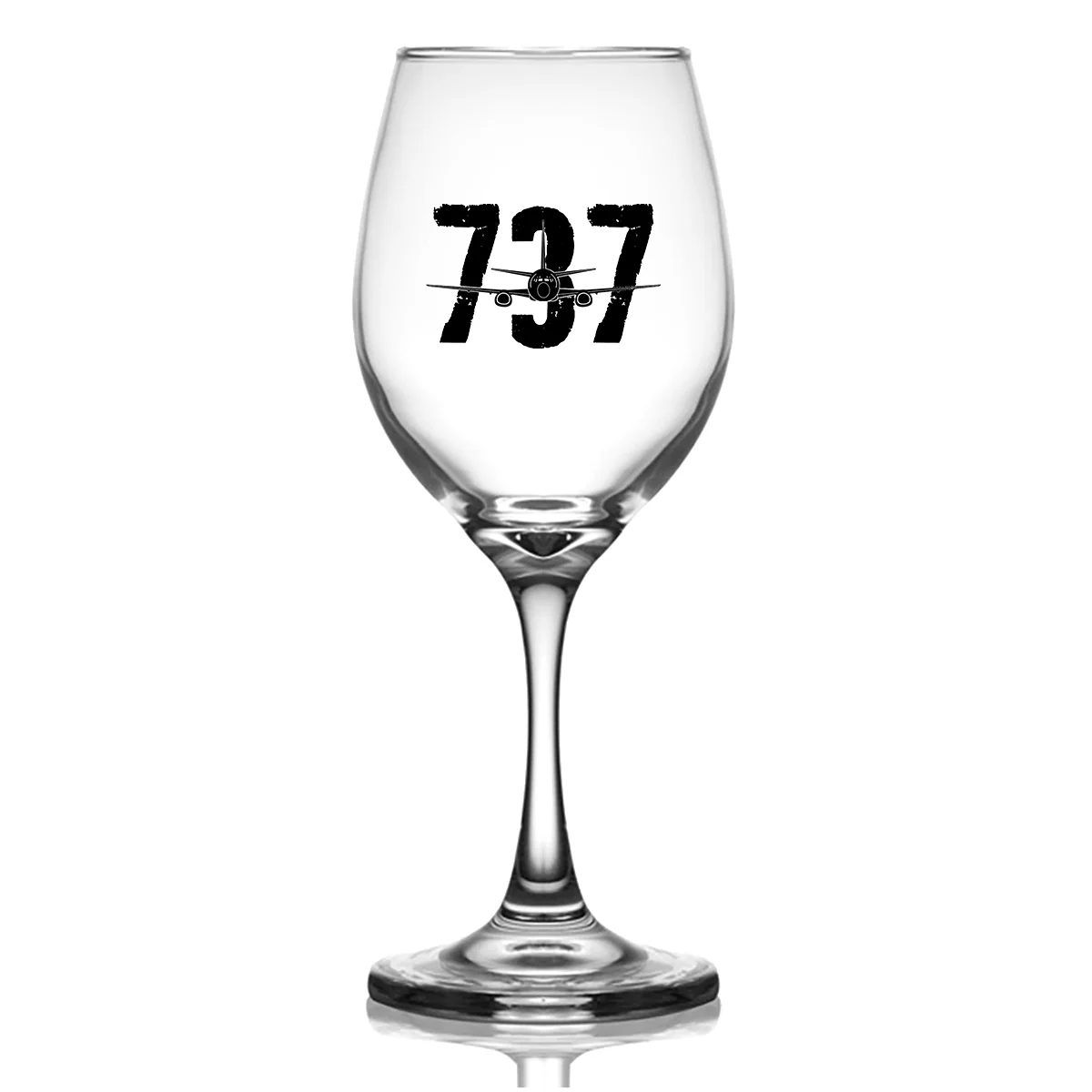 Boeing 737 Designed Designed Wine Glasses - Image 2