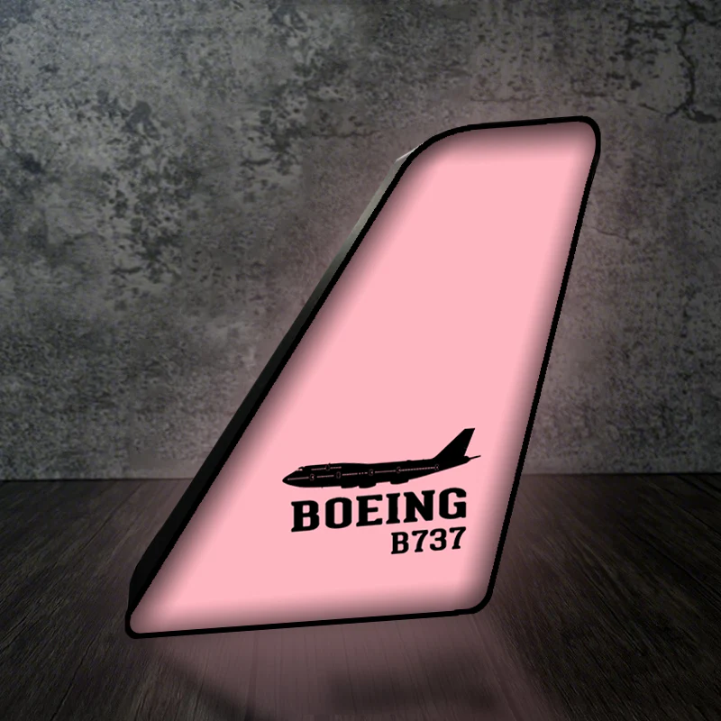 Boeing 737 Printed Designed Led Aircraft Tail & 3D Lamp - Image 5