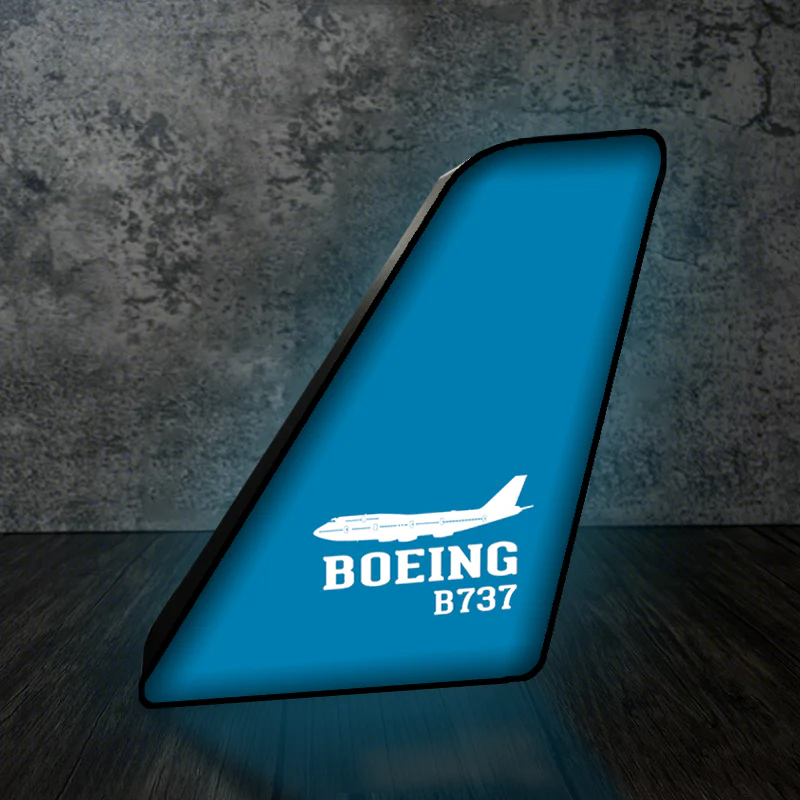 Boeing 737 Printed Designed Led Aircraft Tail & 3D Lamp - Image 6