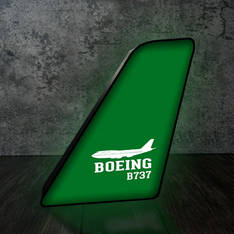 Boeing 737 Printed Designed Led Aircraft Tail & 3D Lamp - Image 7
