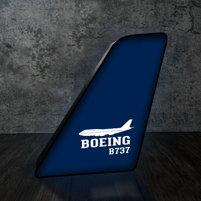 Boeing 737 Printed Designed Led Aircraft Tail & 3D Lamp - Image 8