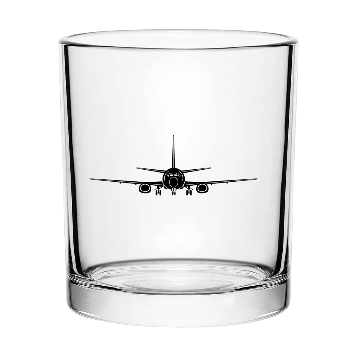 Boeing 737 Silhouette Designed Special Whiskey Glasses - Image 2