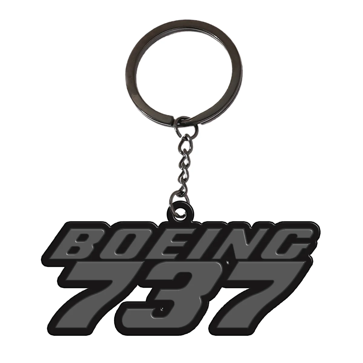 Boeing 737 & Text Designed Hollow Key Chains - Image 4