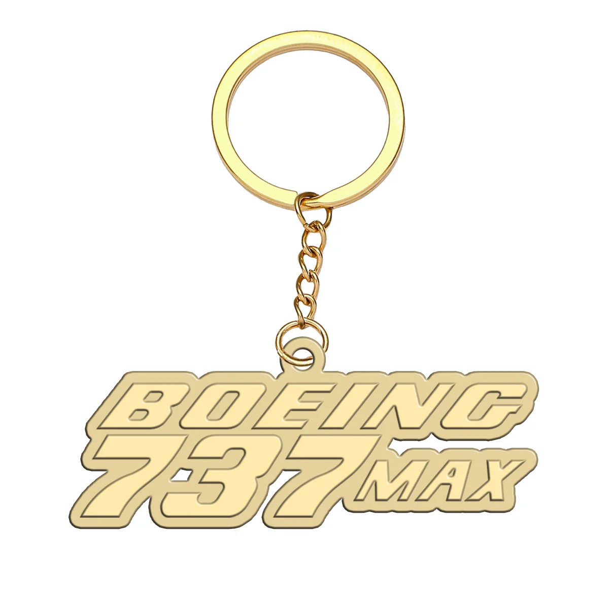 Boeing 737Max Designed Hollow Key Chains