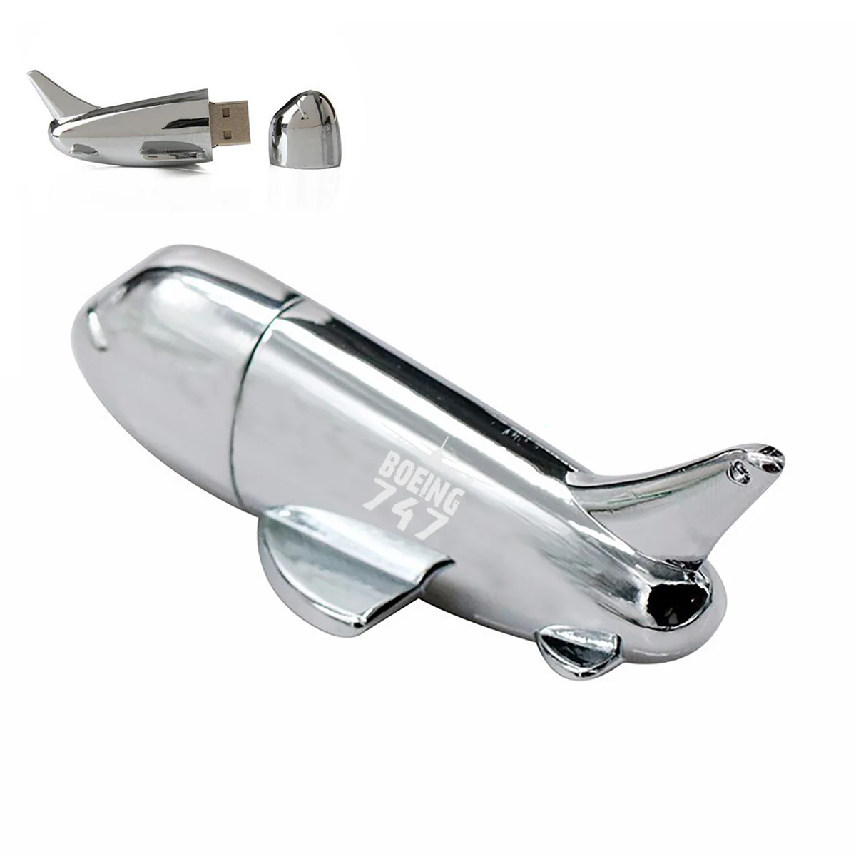 Boeing 747 & Plane Designed Airplane Shape USB Drives - Image 4