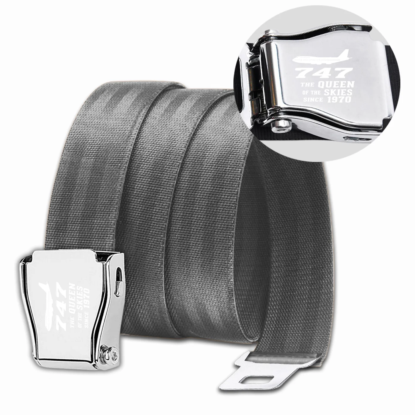 Boeing 747 - Queen of the Skies (2) Designed Fashion Airplane Seat Belts - Image 13