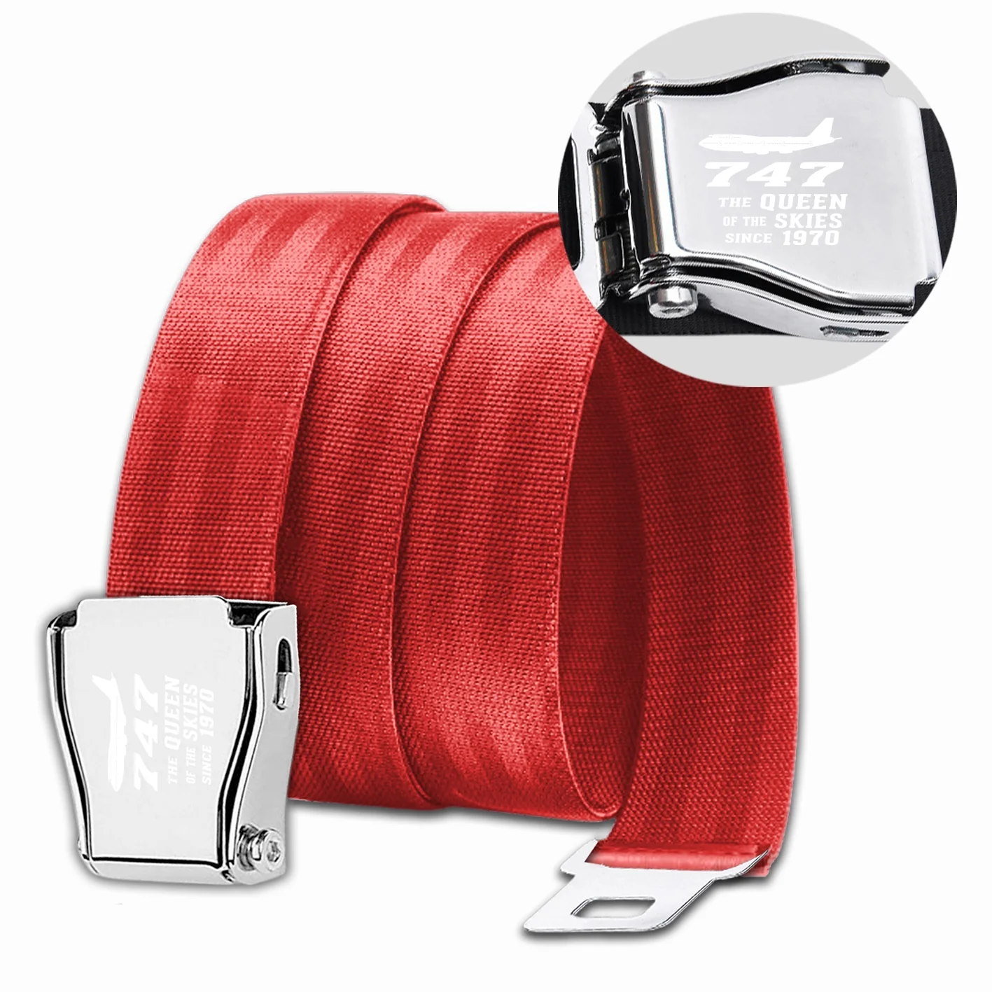 Boeing 747 - Queen of the Skies (2) Designed Fashion Airplane Seat Belts - Image 17