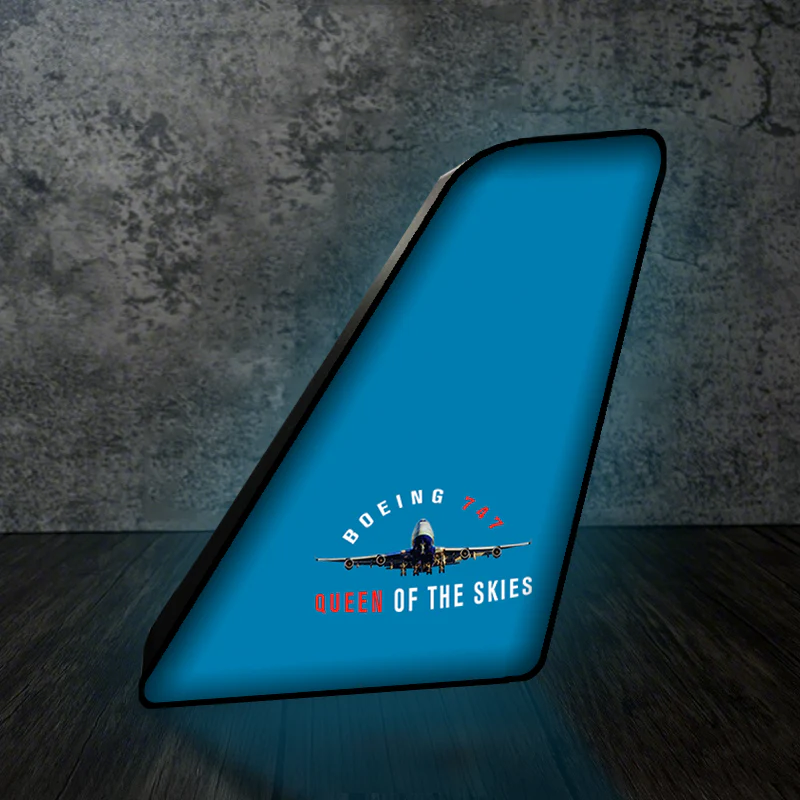 Boeing 747 Queen of the Skies Designed Led Aircraft Tail & 3D Lamp - Image 6