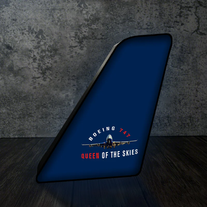 Boeing 747 Queen of the Skies Designed Led Aircraft Tail & 3D Lamp - Image 8