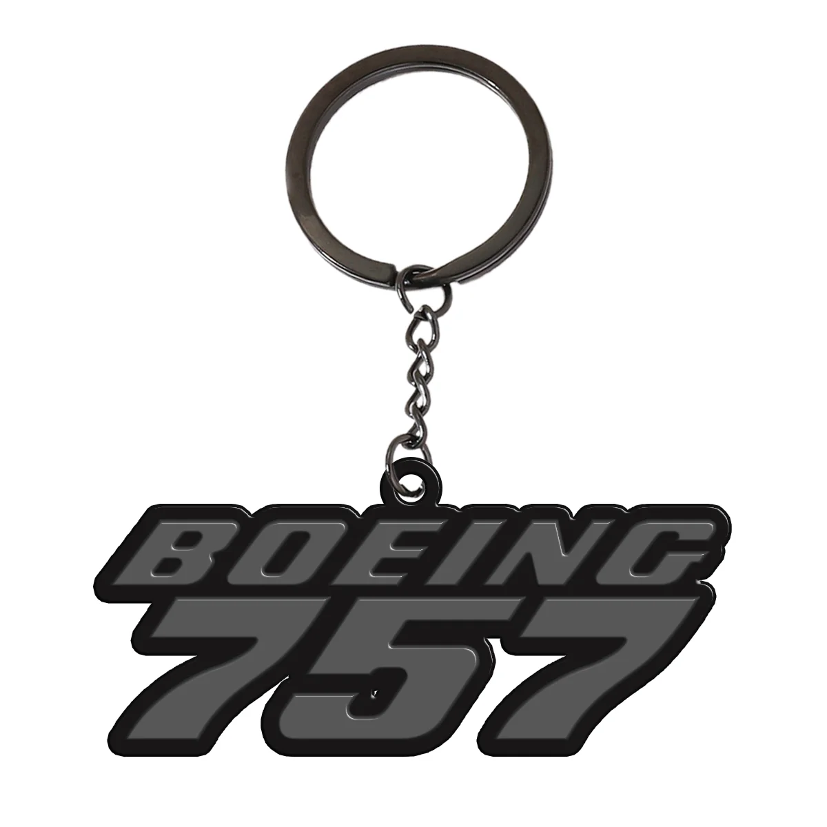 Boeing 757 & Text Designed Hollow Key Chains - Image 4